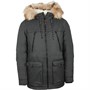 Mo Herren Boe Parka Jacke Anthrazit Mix