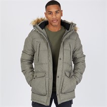 Mo Heren Hail Parka Jas Army Mix