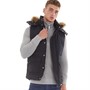 DreiMaster Heren Barnett Gilet Schwarz
