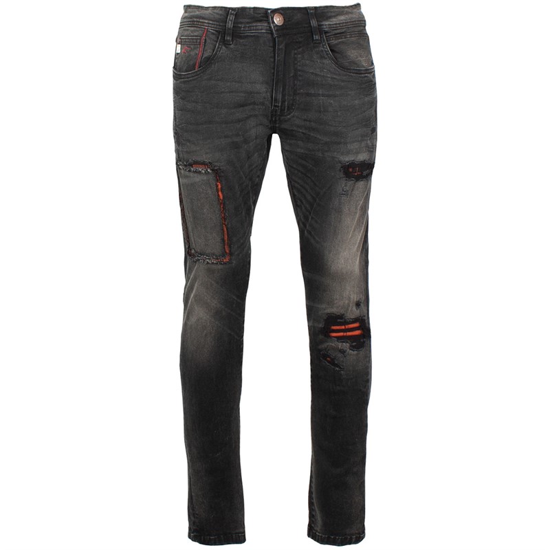 Tuffskull Herre Jeans Vintage Sort