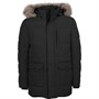 Tuffskull Herren Shaw Parka Jacke Schwarz