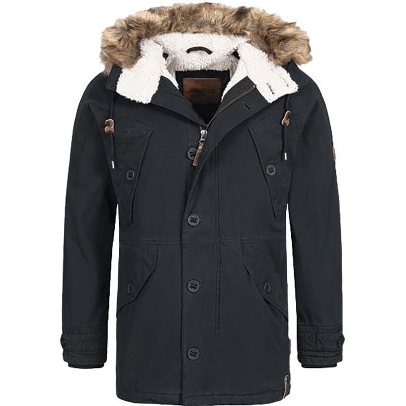 Tuffskull Veste Parka Homme Fann Noire