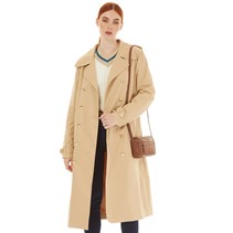 Foxdale Womens Chelsea Trench Coat Sand