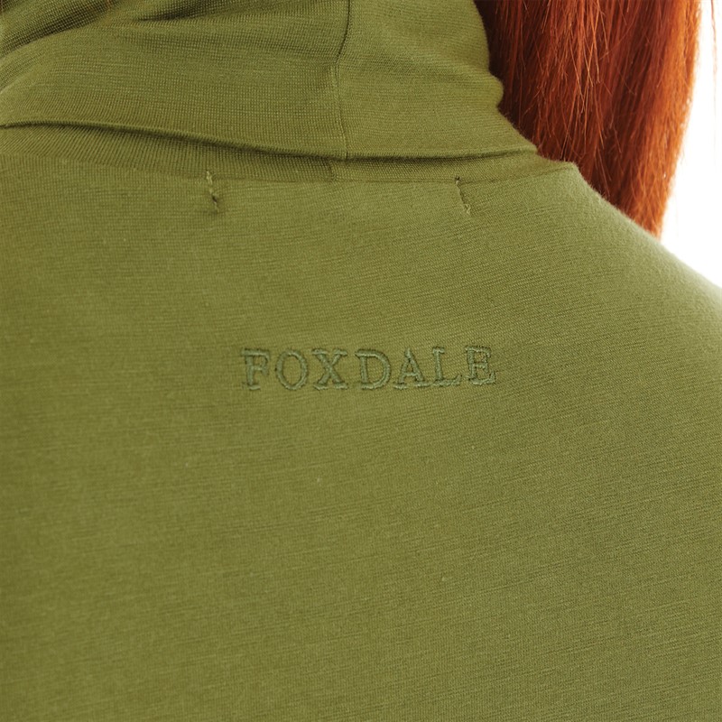 Foxdale Womens Dorset Roll Neck Top Olive