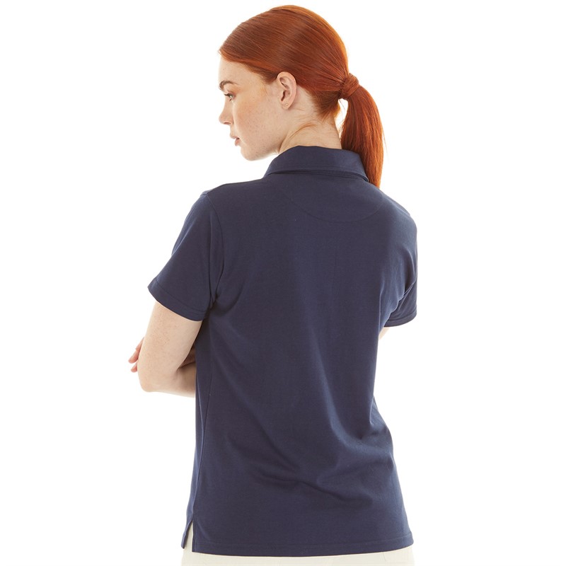 Foxdale Womens Fontaine Polo T-Shirt Navy