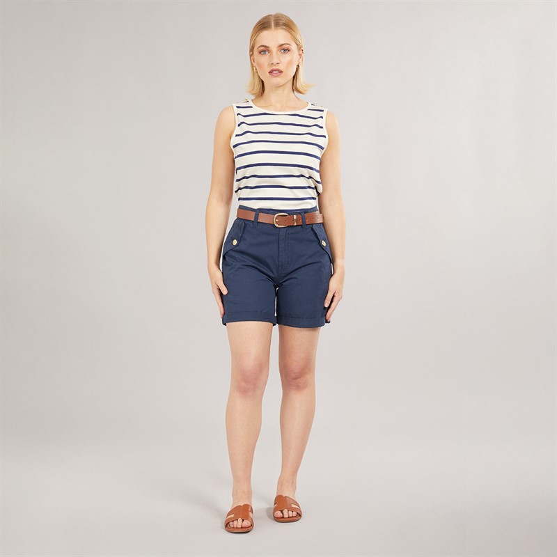 Foxdale Womens Kingston Chino Shorts Navy