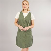 Foxdale Womens Primrose Pinny Dress Olive