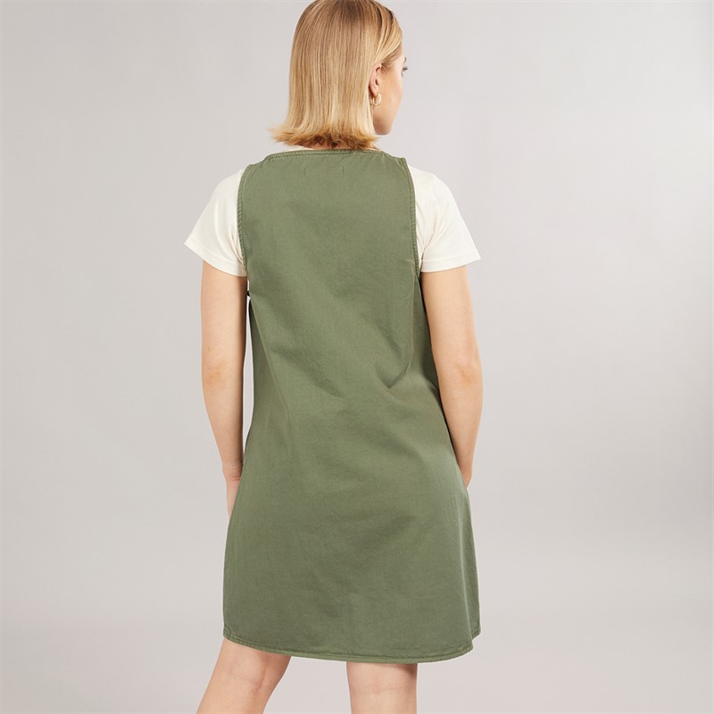 Foxdale Womens Primrose Pinny Dress Olive