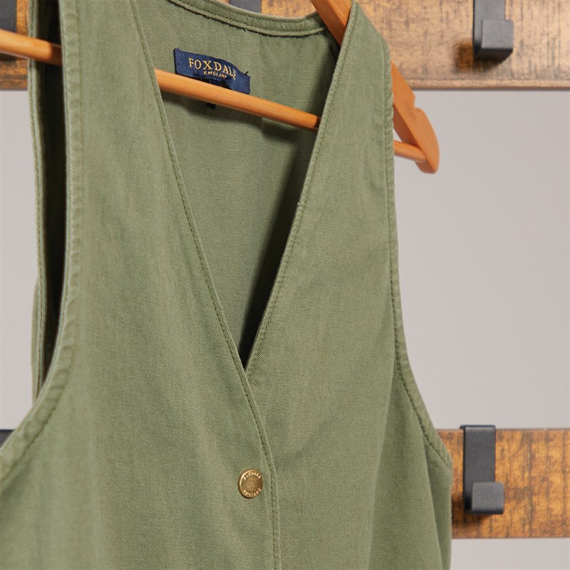 Foxdale Womens Primrose Pinny Dress Olive