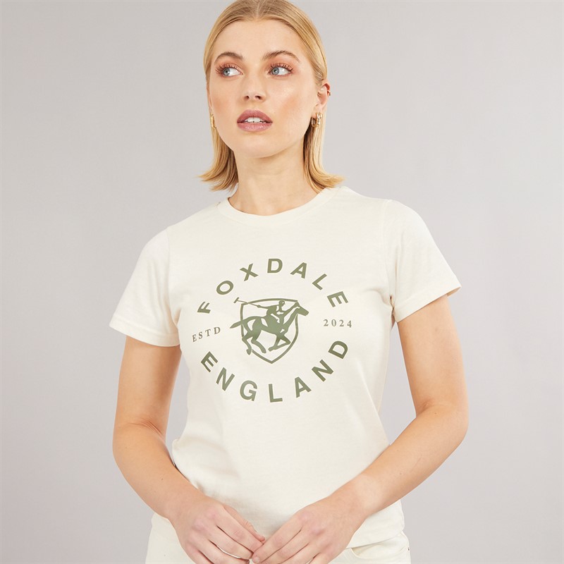 Foxdale Womens Camden T-Shirt Ecru