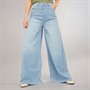 Foxdale Womens Greenwich Wide Leg Jeans Light Wash