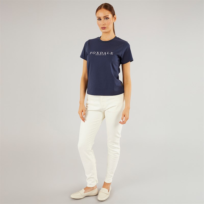 Foxdale Womens Exeter T-Shirt Navy