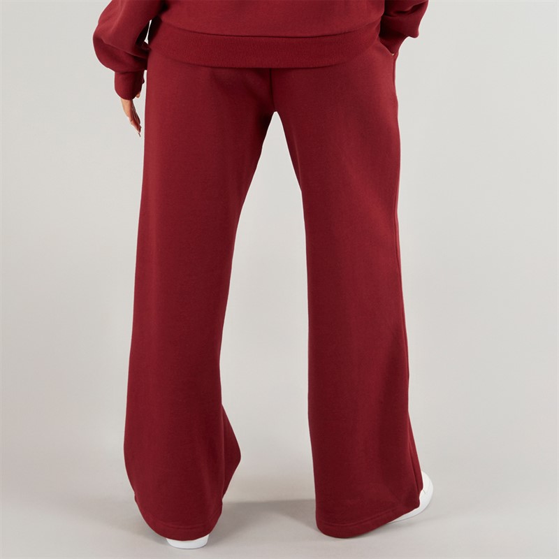 Foxdale Womens Pontefract Wide Leg Joggers Burgundy