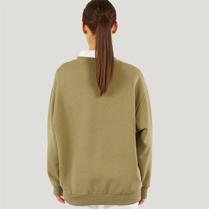Foxdale Womens Deauville Sweatshirt Khaki