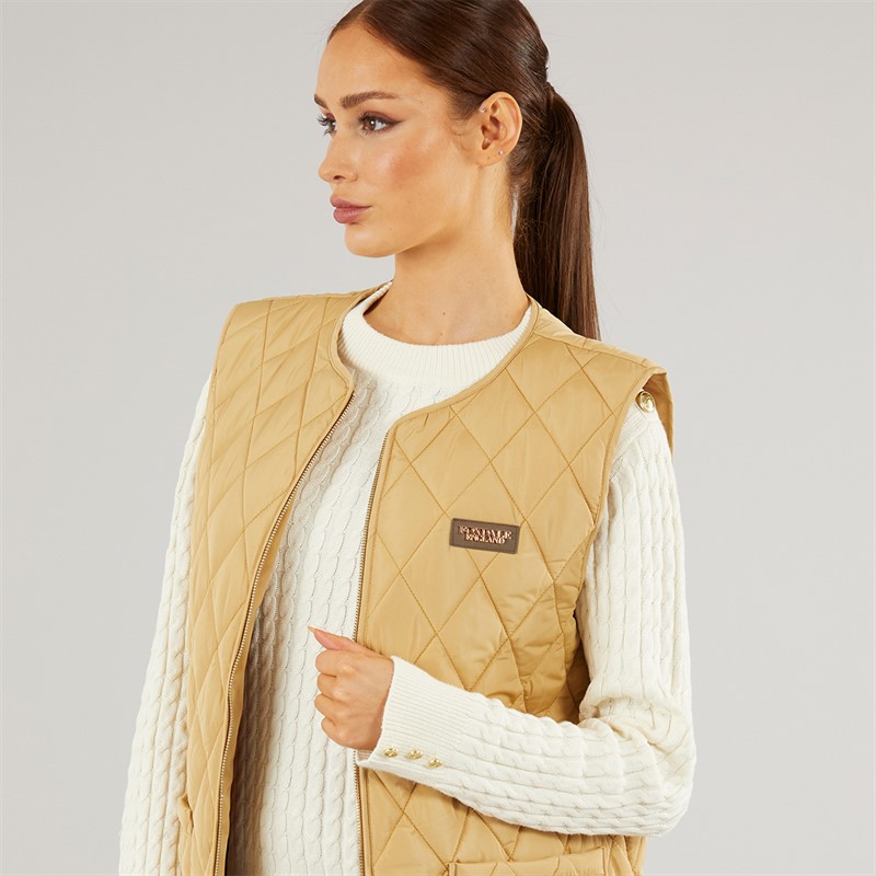 Foxdale Womens Uttoxeter Gilet Tan
