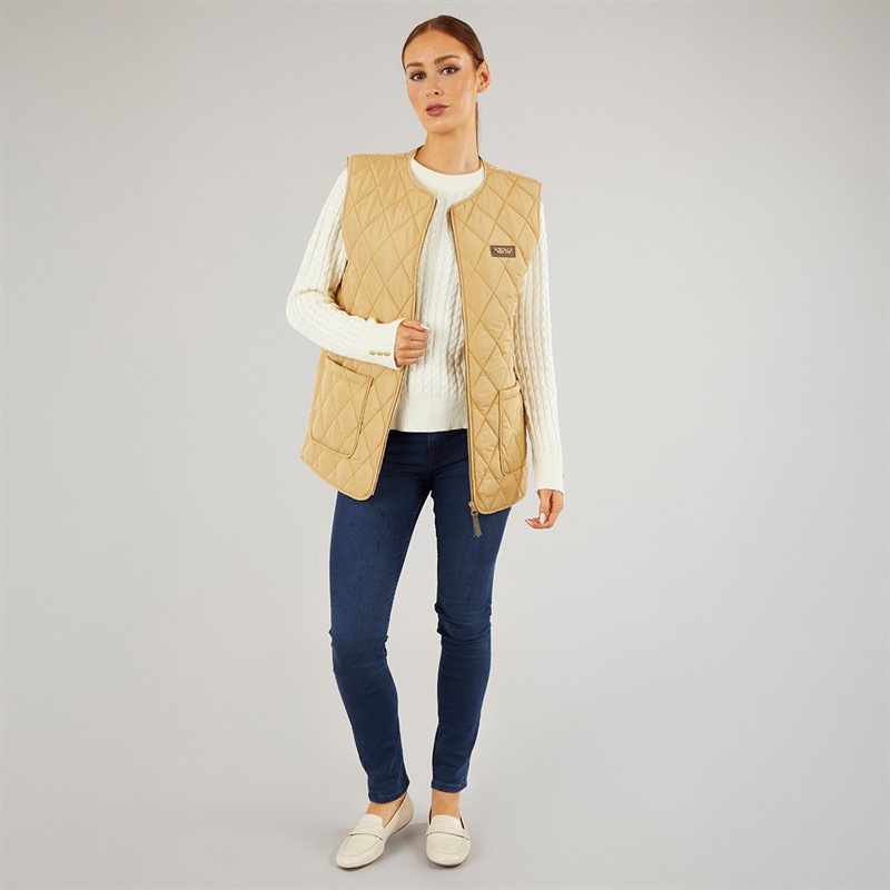 Foxdale Womens Uttoxeter Gilet Tan