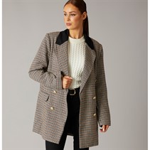 Foxdale Womens Chelmsford Blazer Check Grey