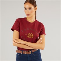Foxdale Womens Bishop T-Shirt Burgandy