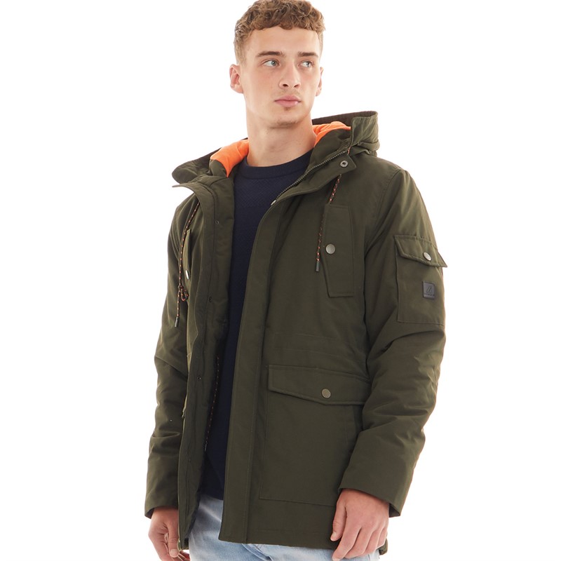 Aleko Manteau Parka Thomas Homme Armée