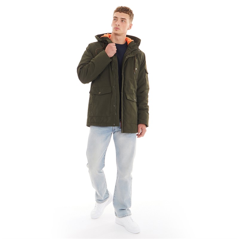 Aleko Manteau Parka Thomas Homme Armée