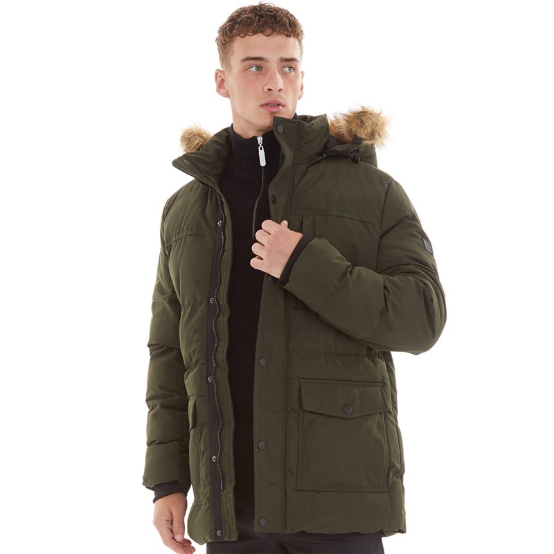 Aleko Heren Shaw Parka Jas Leger