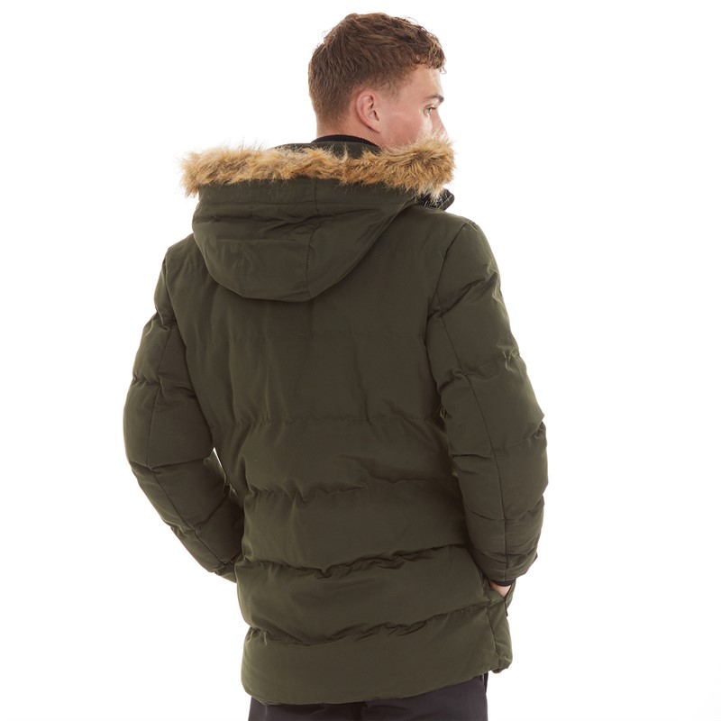 Aleko Heren Shaw Parka Jas Leger