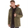 Aleko Herren Carpelan Parka Mantel Armee