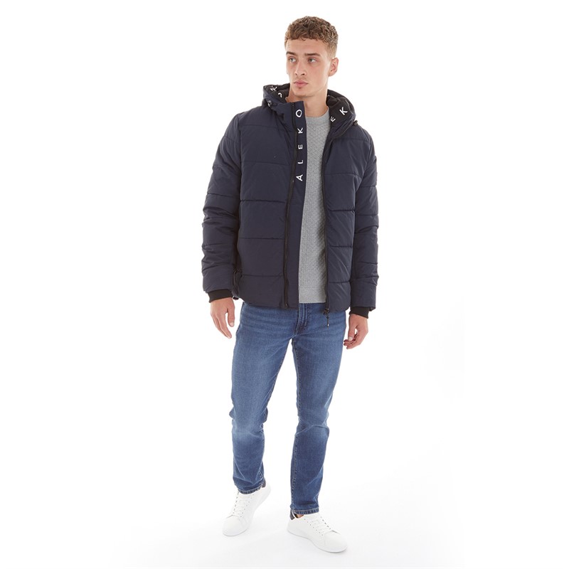 Aleko Veste Axworthy Homme Marine