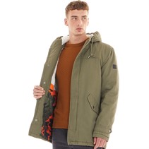 Aleko Heren Carey Parka Jas Leger