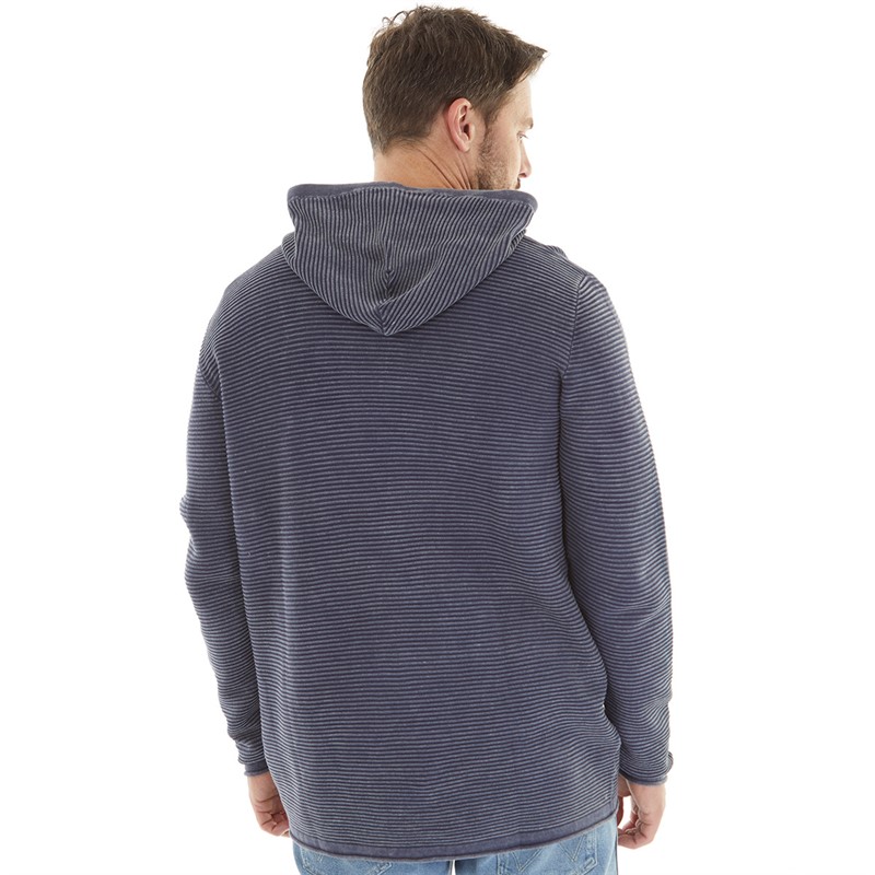 Aleko Heren Dunn Hoodies Blauw