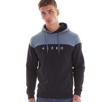 Aleko Mænd Carson Hoodie Kina Blå