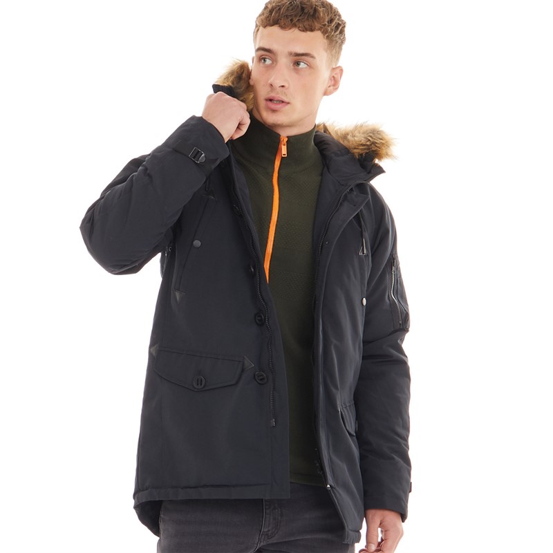 Aleko Manteau Parka Williamson Homme Noir