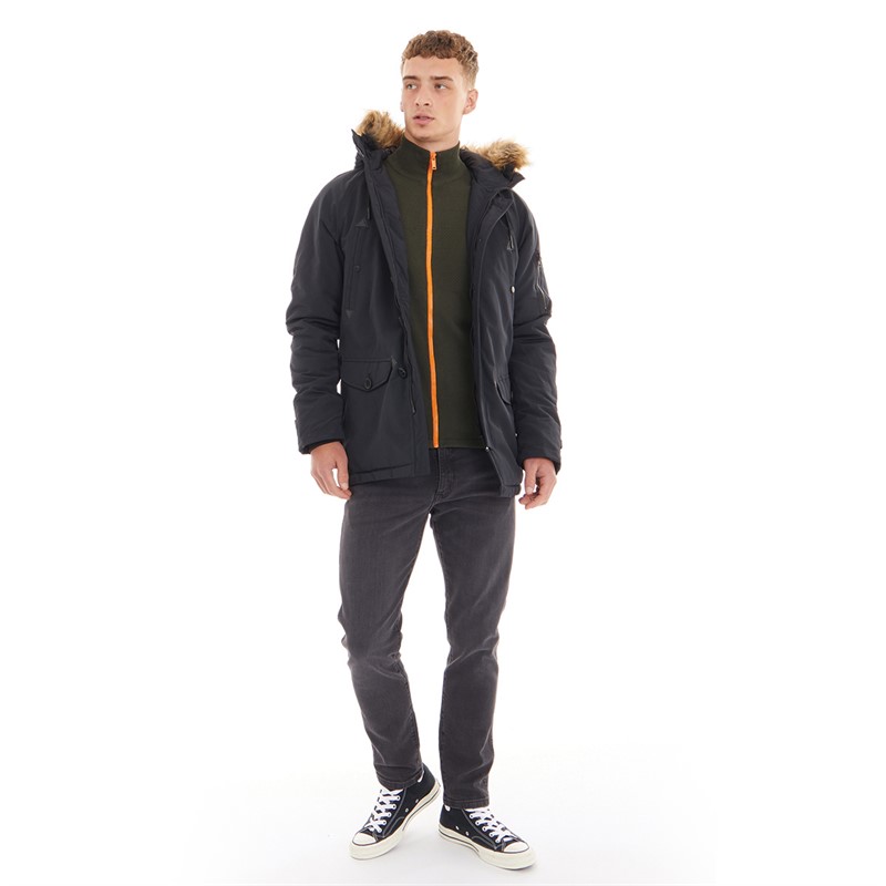 Aleko Manteau Parka Williamson Homme Noir