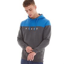 Aleko Herren Carson Hoodie Baleine Blau