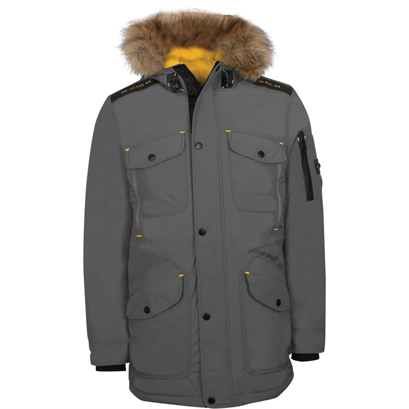 Aleko Parka Jas Heren Pewter