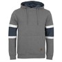 Aleko Herren Noland Hoodie Hellgrau Mix