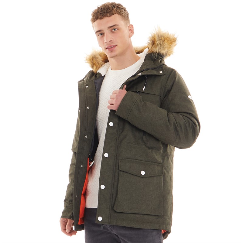 Icebound Herren Parka Jacke Armee