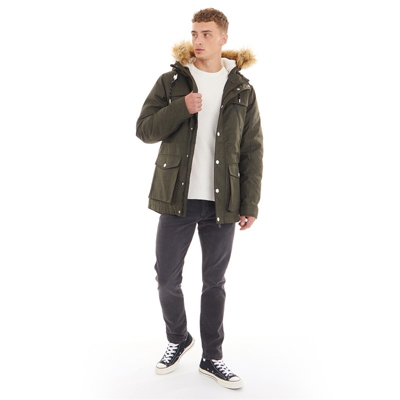 Icebound Herren Parka Jacke Armee