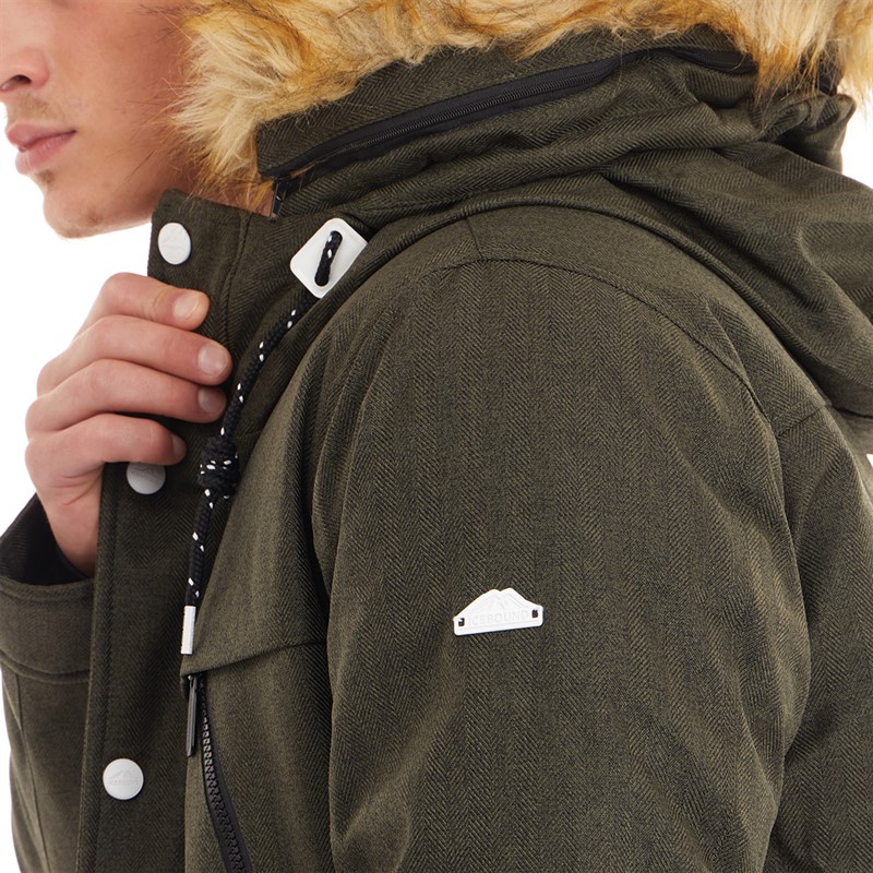 Icebound Herren Parka Jacke Armee