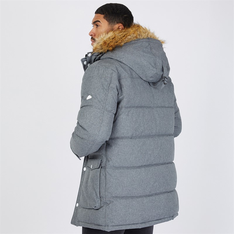 Icebound Herren Hail Parka Jacke Anthrazit Mix