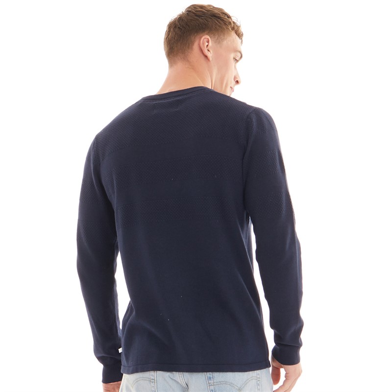 Nielsen Svane Herensweater Klassieke Ronde Hals Navy