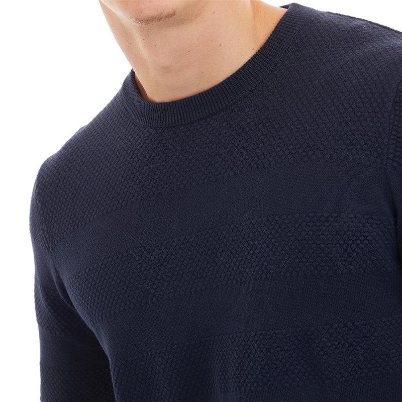 Nielsen Svane Herensweater Klassieke Ronde Hals Navy