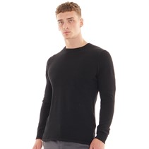 Nielsen Svane Pullover à col rond classique de marin Homme noir