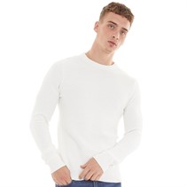 Nielsen Svane Heren Harbour Classic Crew Neck Trui Off White