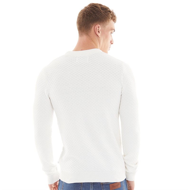 Nielsen Svane Heren Harbour Classic Crew Neck Trui Off White