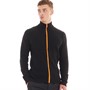 Nielsen Svane Herre Harbour Classic Zip Knit Trøje Sort
