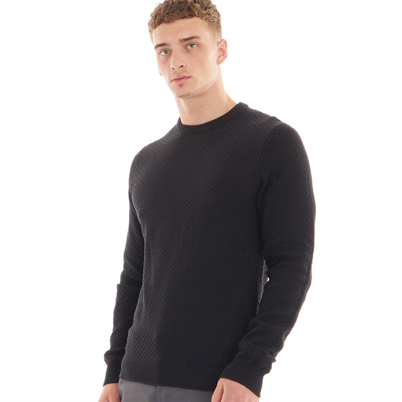 Nielsen Svane Heren Harbour Classic Crew Neck Trui Zwart