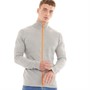 Nielsen Svane Heren Klassieke Zip Knit Trui Grijs/Oranje