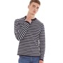 Nielsen Svane Sweater mit Rundhalsausschnitt Oscar Classic Herren Marine/Weiß