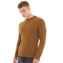 Nielsen Svane Pullover à col rond classique Harbour Homme Marron